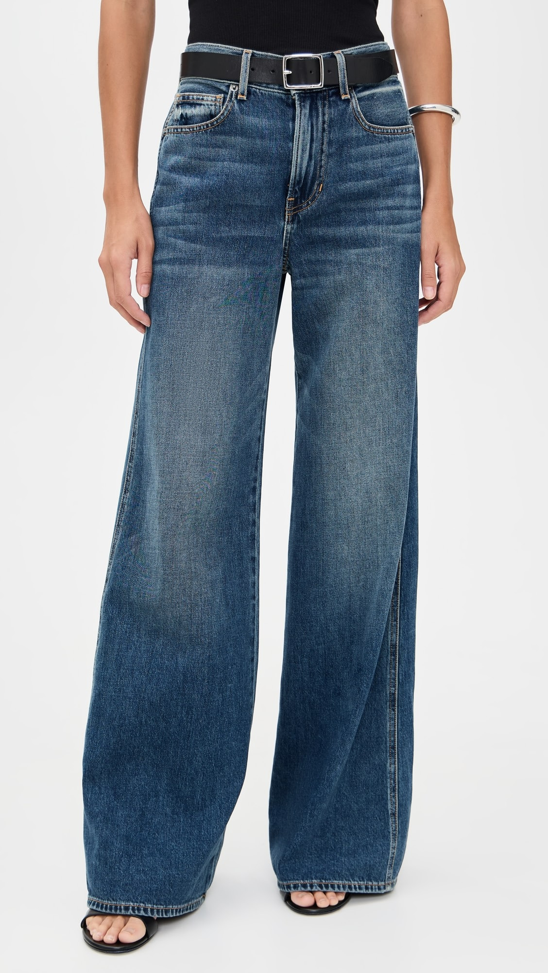 Kasey Mid Rise Wide Leg Jeans | Shopbop