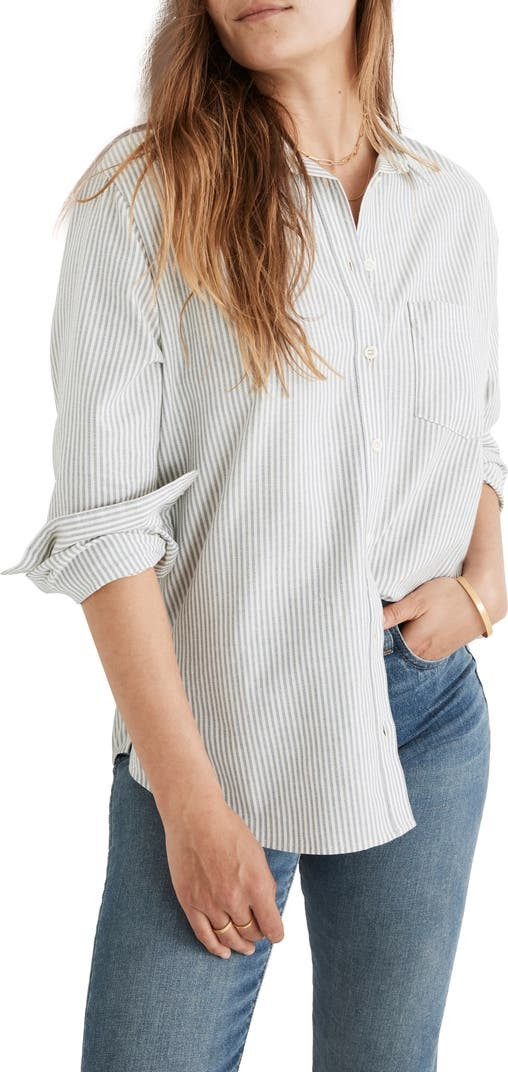 Oversize Ex-Boyfriend Button-Up Shirt | Nordstrom
