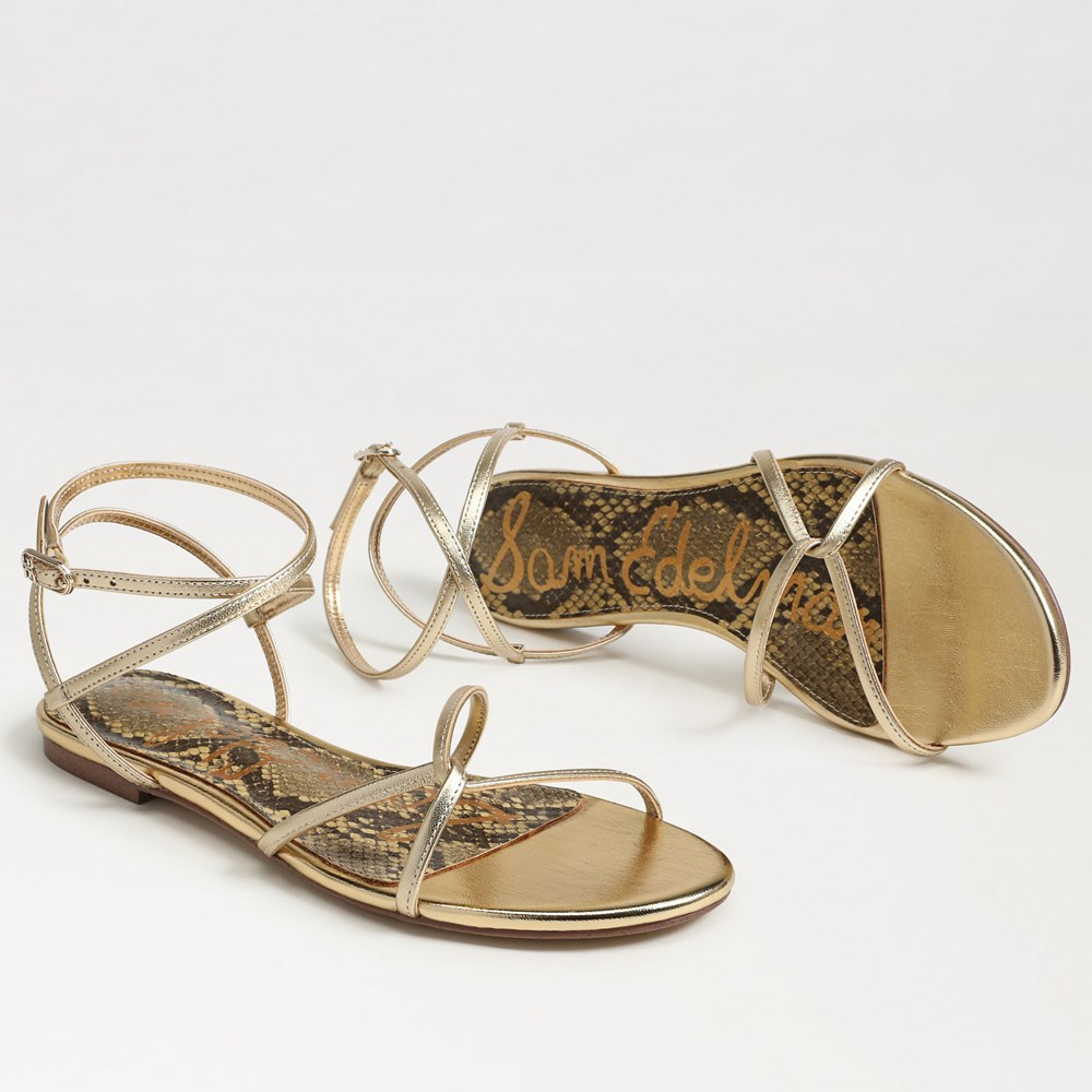 Ellina Strappy Flat Sandal | Sam Edelman