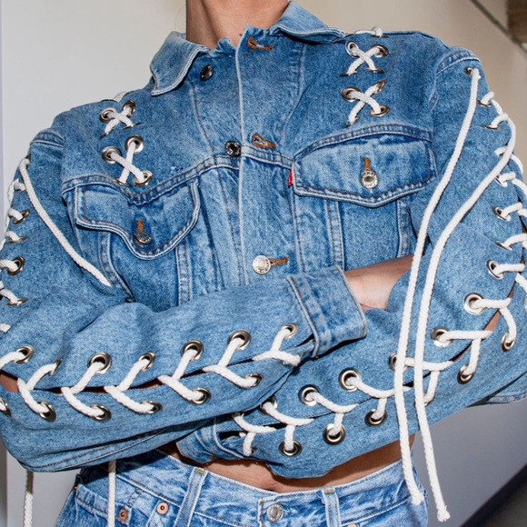 Samaria Leah vintage Levi’s Jessie lace-up jacket | Poshmark
