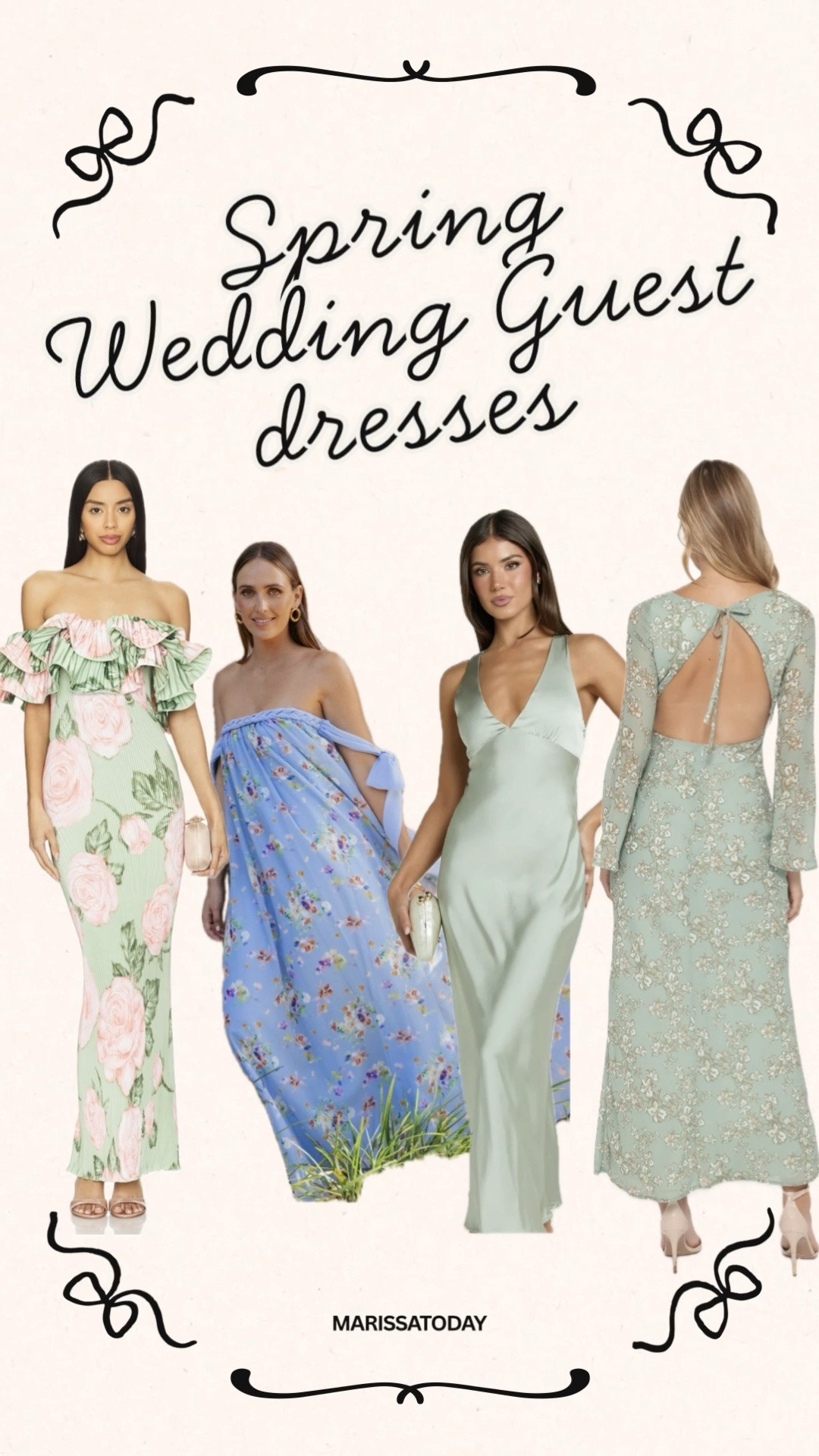 In shopping for spring wedding guest dresses for a spring color theme wedding, these were my inspo! 

#weddingguestdress #springwedding #2026wedding

#LTKdayinmylife #LTKSeasonal #LTKWedding