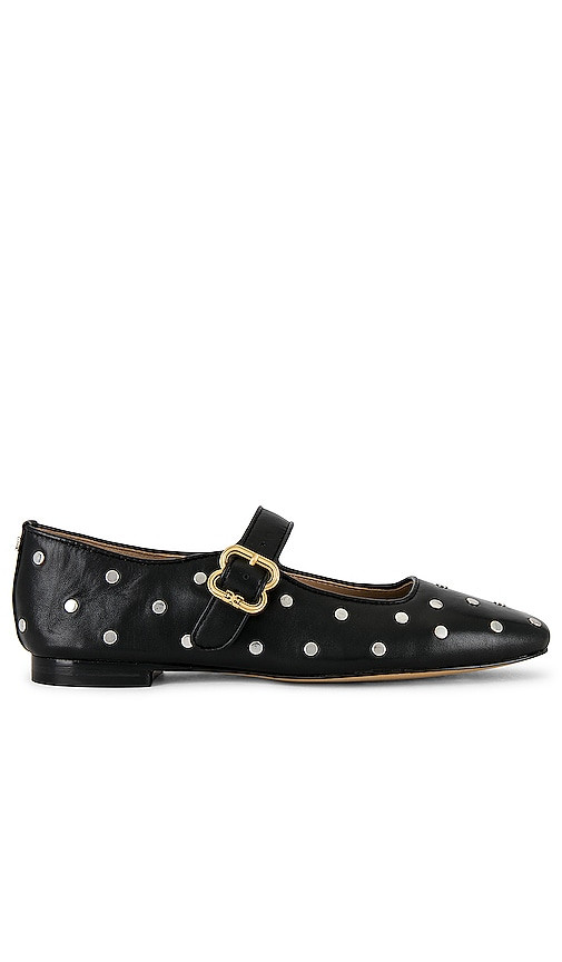 Sam Edelman Michaela Stud Flat in Black. - size 7.5 (also in 10, 8.5, 9.5) | Revolve Clothing (Global)