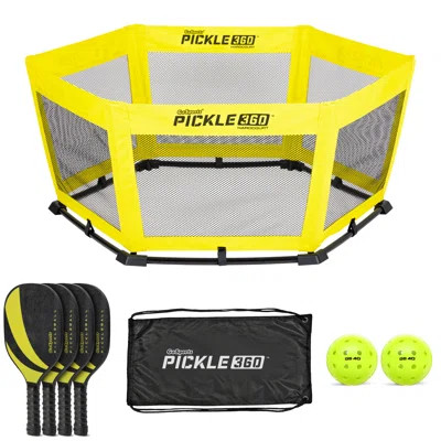GoSports Pickle 360 Hardcourt Game Set - Pickleball Meets Roundnet - Hard Surface Paddle Ball Game | Wayfair North America