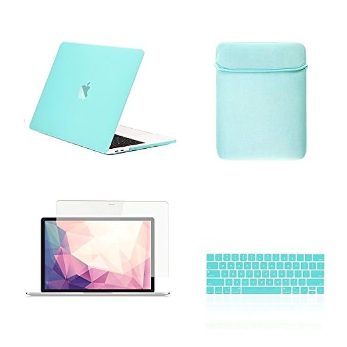 TOP CASE - 4 in 1 Matte Hard Case, Keyboard Cover, Sleeve, Screen Protector Compatible with MacBook  | Amazon (US)