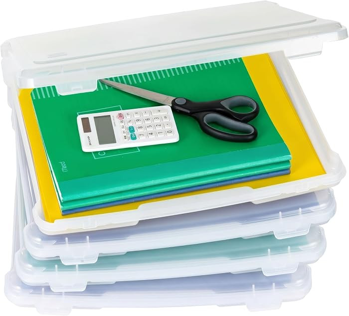 IRIS USA Board Game Storage Containers, 4-Pack |Made in USA| Organizers with Built-In Handle & Sn... | Amazon (US)