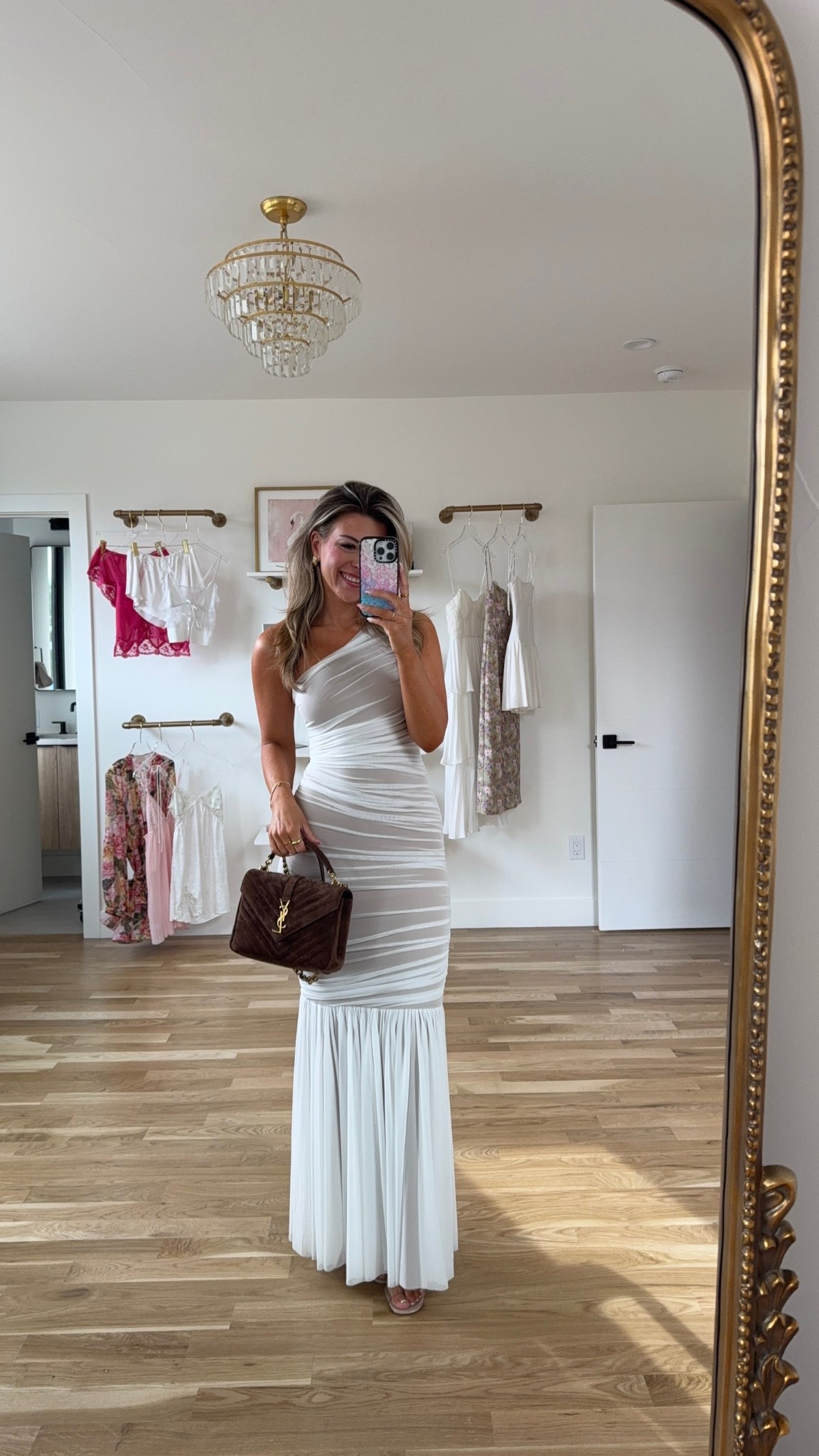 White one shoulder mesh fitted bridal party gown engagement party dress formal event dress

Wearing my usual small

Vici code: emerson30
Electric picks code: emerson20

#LTKWedding #LTKParties #LTKFindsUnder100