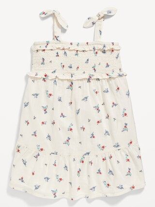 Printed Sleeveless Tiered Dress for Toddler Girls | Old Navy (US)