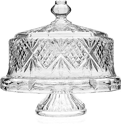 Shannon Crystal Cake Stand/Dome 4 in 1 | Amazon (US)