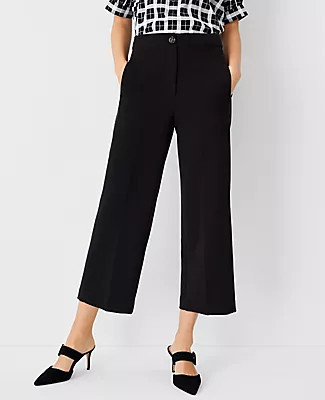 Ann Taylor The Petite Kate Wide Leg Crop Pant | Ann Taylor (US)