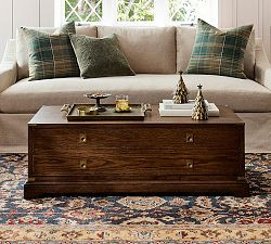 Campaign Rectangular Coffee Table (52") | Pottery Barn (US)