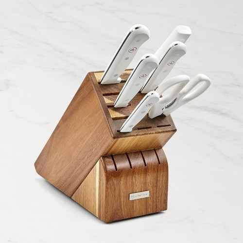 Wusthof Gourmet Knife Block, Set of 7, White | Williams-Sonoma