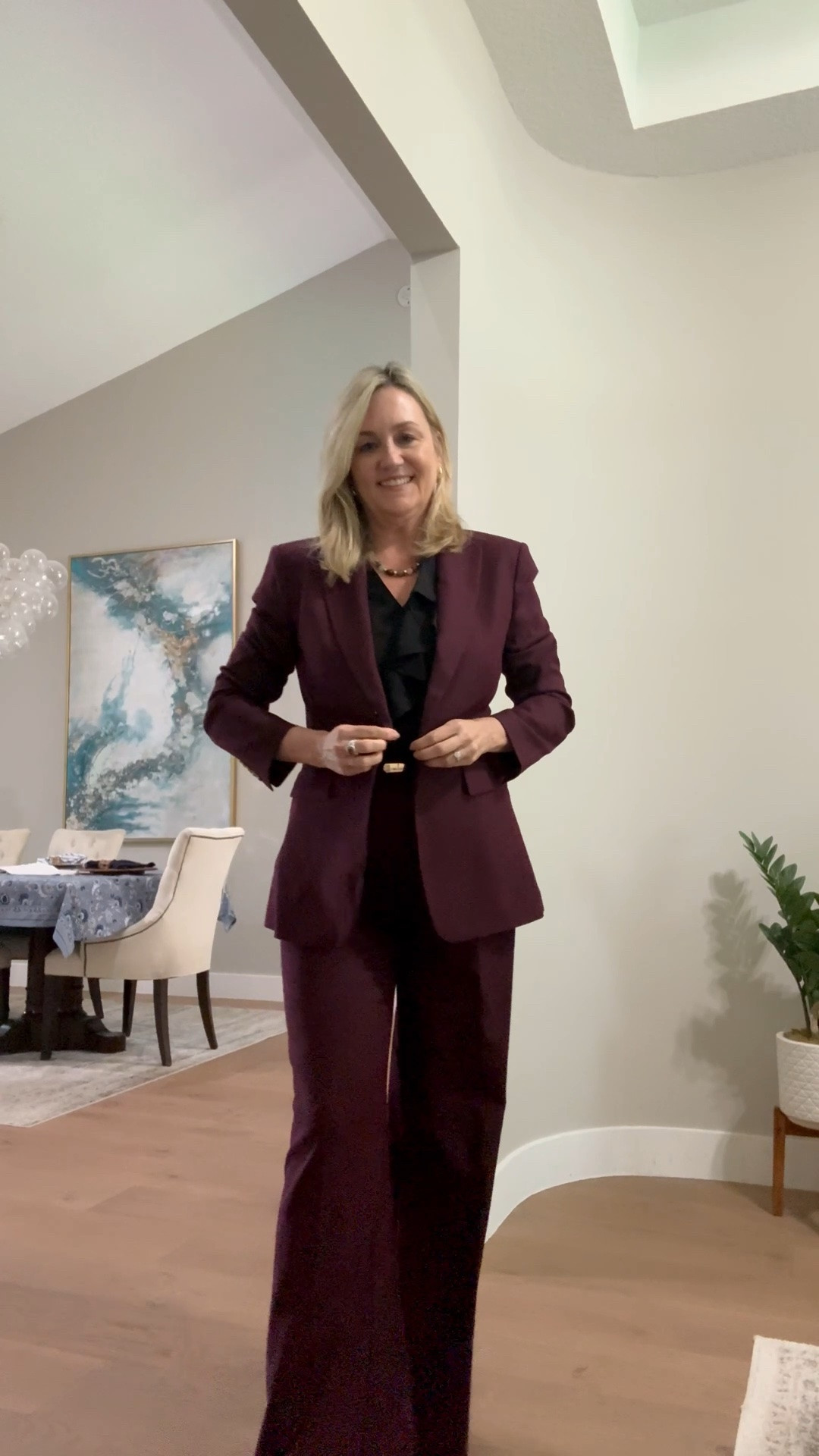 What I wore to work today. Work outfit, fall outfit women over 50, professional look, blazer. ￼

#LTKootd #LTKWorkwear #LTKdayinmylife