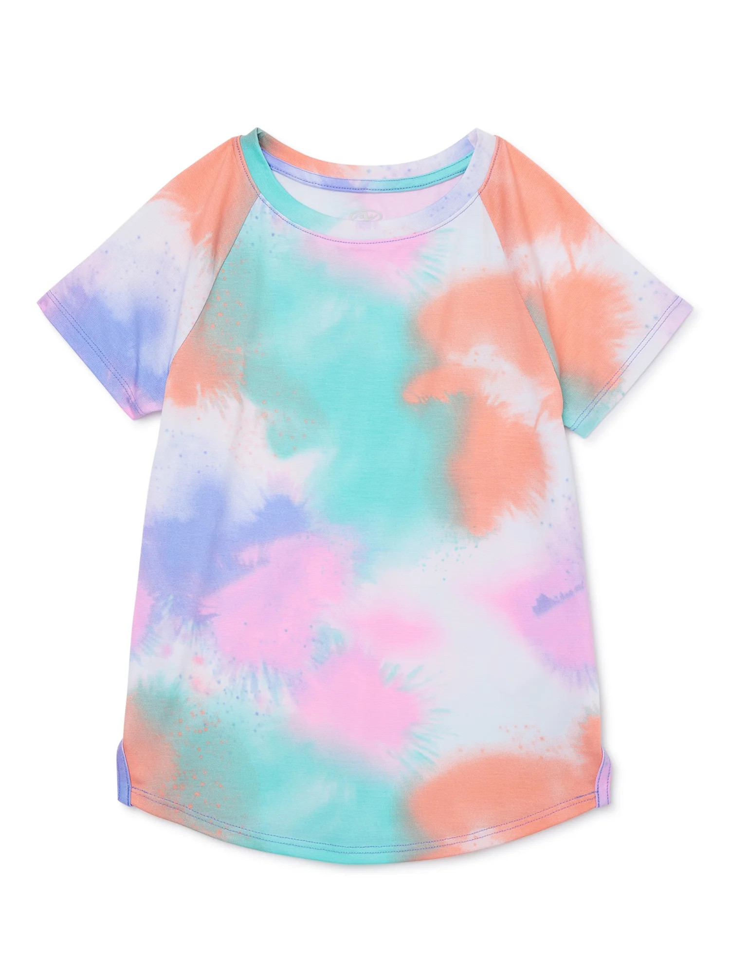 Athletic Works Girl's Active Short Sleeve T-Shirt, Sizes 4-18 & Plus | Walmart (US)