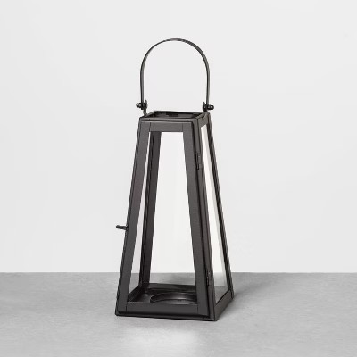 Metal Lantern Black - Hearth & Hand with Magnolia | Target