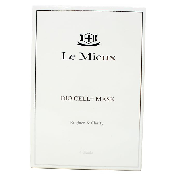 Le Mieux Bio Cell+ Mask - Marine Collagen & Peptide Brightening Serum Face Mask, Anti-Aging Facia... | Amazon (US)