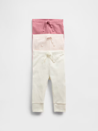 Baby First Favorites TinyRib Pants (3-Pack) | Gap (US)