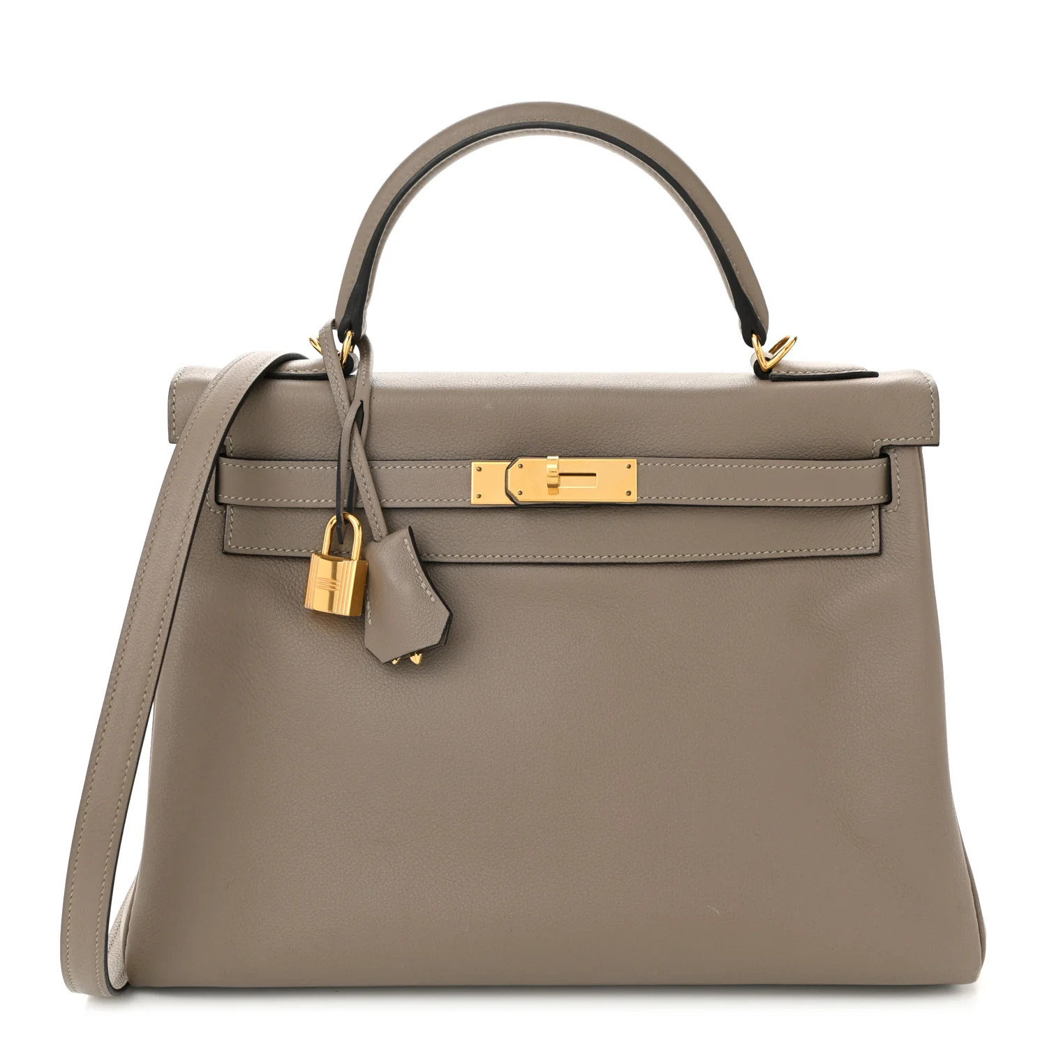 Hermes Evercolor Kelly Retourne 32 Origan 1730197 | FASHIONPHILE (US)