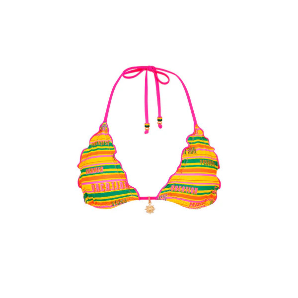 Lettuce Edge Bralette Bikini Top - Sunshine Lover | Kulani Kinis US
