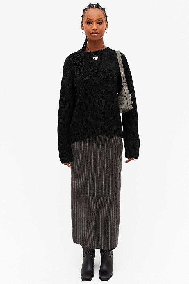 Chunky knit oversized sweater | Monki