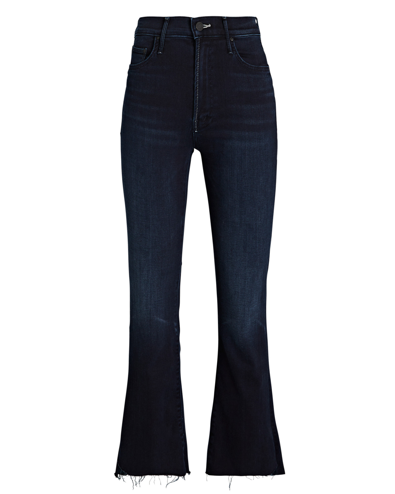 The Insider Crop Step Fray Jeans | INTERMIX
