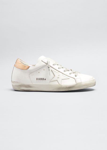 Golden Goose Superstar Metallic Low-Top Sneakers | Bergdorf Goodman