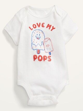 Unisex Short-Sleeve Graphic Bodysuit for Baby | Old Navy (US)