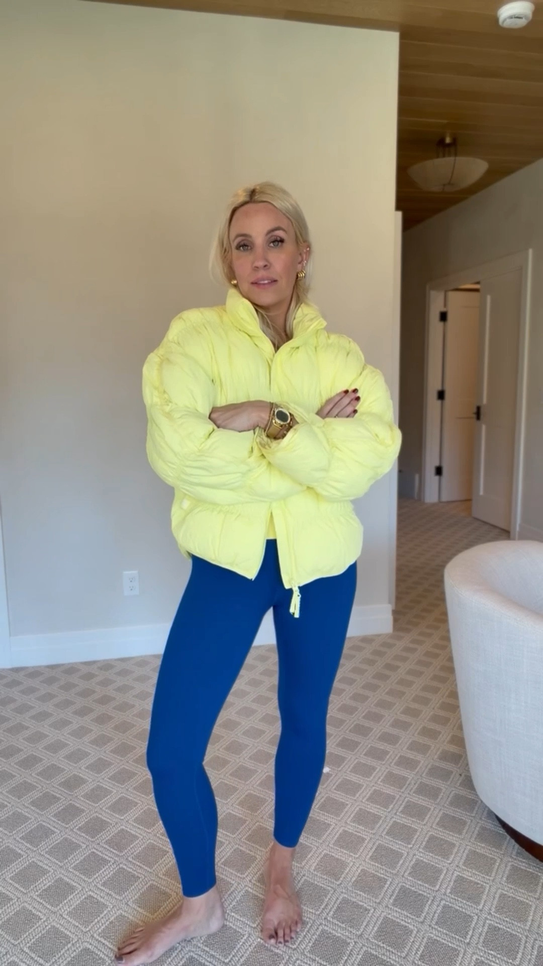 This yellow puffer looks so cute with this new navy workout set! I’m obsessed! 

#LTKFindsUnder100 #LTKFindsUnder50 #LTKootd