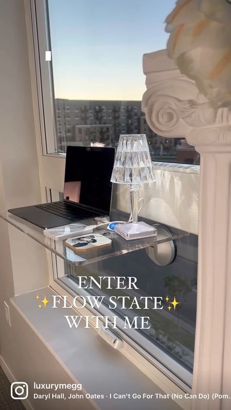Stressed? Distracted? Enter #flowstate with me 🤍🧠 
This is the perfect GIFT IDEA for yourself ;) or anyone who works from home, in a shared workspace, hopping on planes, seasonal depression, needing a quieter location, so many things 💡💻

There is also different options for the aesthetics and size of the desk- you can add on a riser for laptops to keep your keyboard under. *You do need a strong enough window for this so please read the instructions and your window before trying so you don't shatter it! 

I leave mine up overnight and it's never fallen! @mydeskview ILY 💻🖥️👩🏻‍💻

	Amazon fashion | Amazon Beauty | outfit inspo | affordable fashion | Pinterest Style | ShopLTK | LuxuryMegg | GRWM| How to style | OOTD | Mpls Blogger | Microinfluencer | UGC Creator | Amazon finds | Amazon home | gift ideas | acrylic style | acrylic desk | aesthetic office | pink office | iMac style | LTKHome | Pink Mac | Pinterest office | on the go girl | wellness girl | the pill aesthetic | mental health | productivity | portable desk | designer iPad case | Dior case | small business tools


#LTKGiftGuide #LTKworkwear #LTKhome