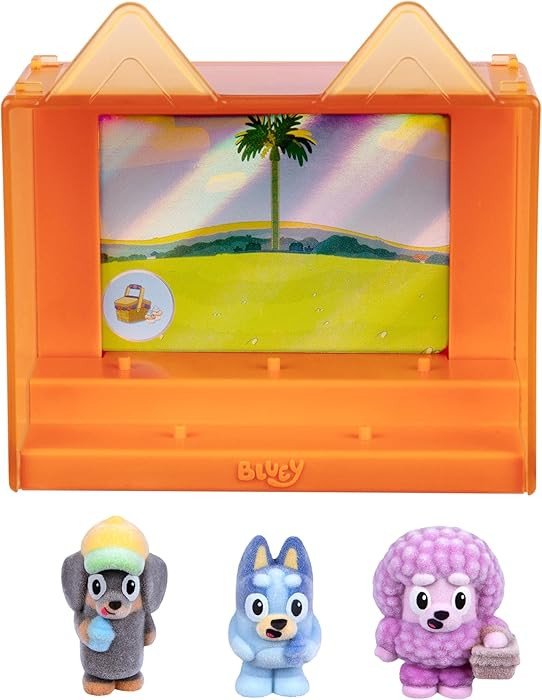 Bluey Fuzzies Episode Pack: Shadowlands. with 3 Specially Flocked Collectible Mini-Figures (Incl.... | Amazon (US)