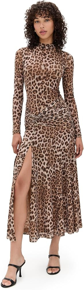 Bardot Women's Lea Printed Mesh Midi Dress | Amazon (US)