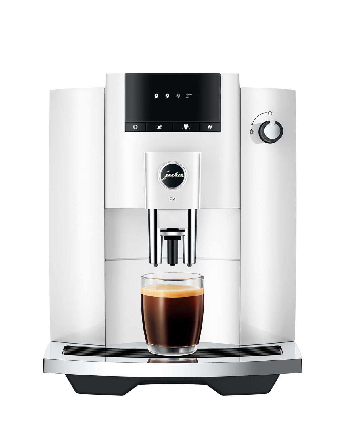 Jura E4 Fully Automatic Coffee Machine - Piano White | Macy's