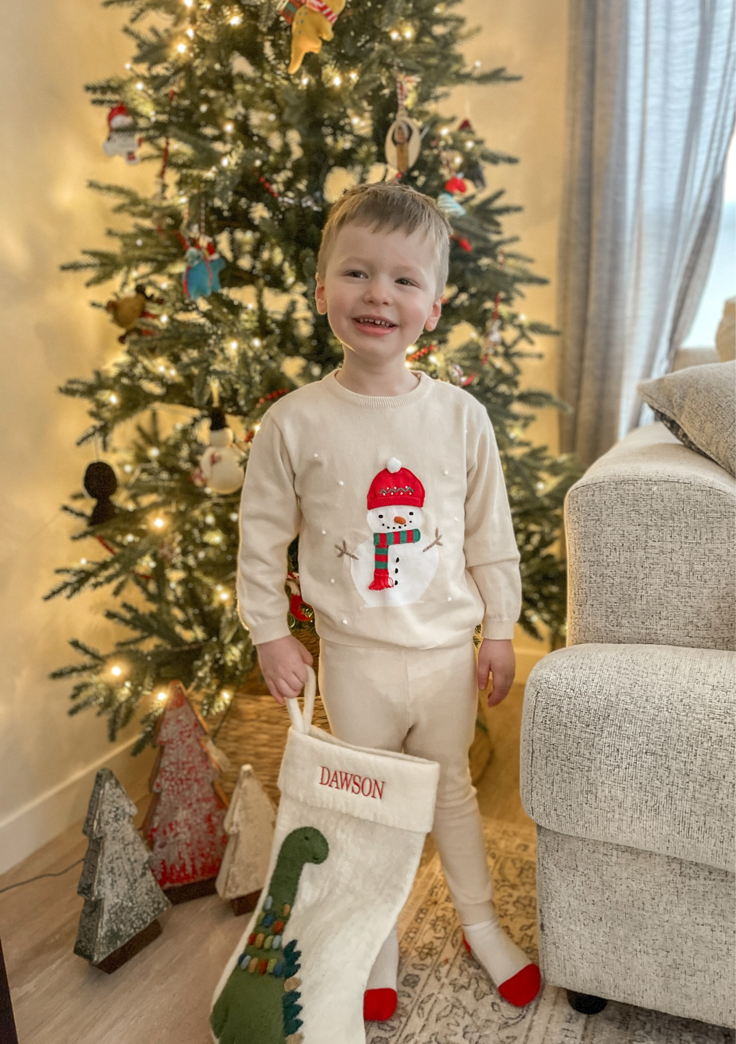 The cutest snowman knit set for Christmas! They have a matching girls set too  

#LTKHoliday #LTKKids #LTKSeasonal