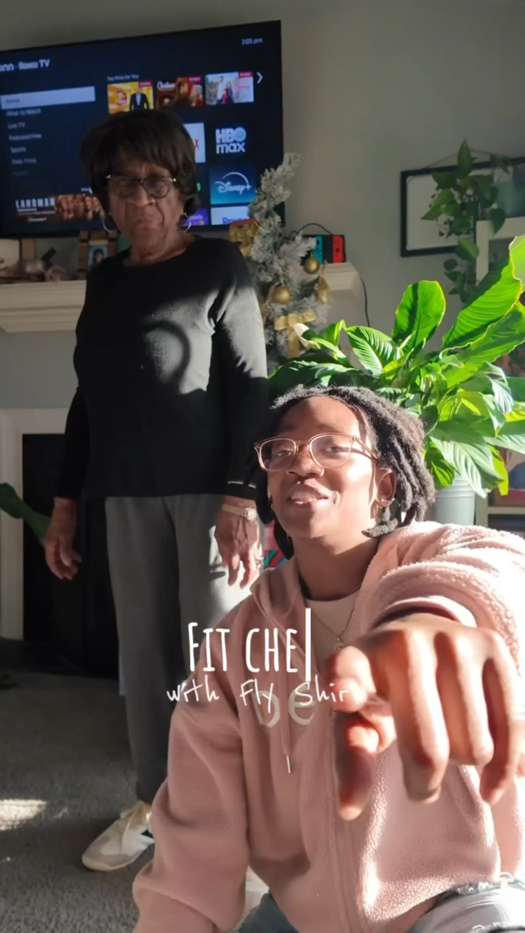 A Christmas Eve fit check with Granny 🤎

#LTKPetite #LTKgrwm #LTKootd