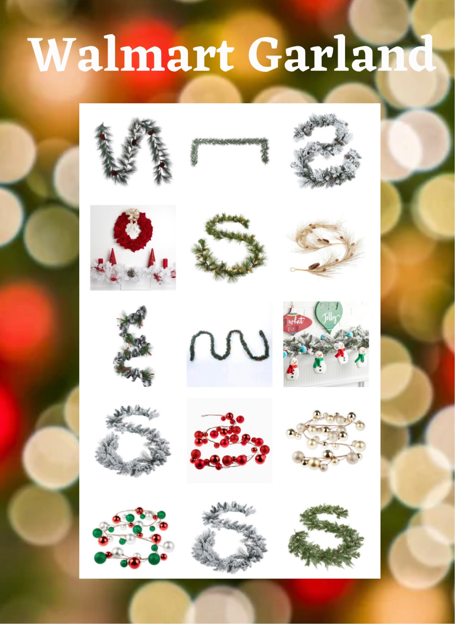 Walmart Garland


They have So many options.



#LTKunder50 #LTKHoliday #LTKhome