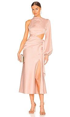 MISHA Maryan Dress in Rose Cloud from Revolve.com | Revolve Clothing (Global)