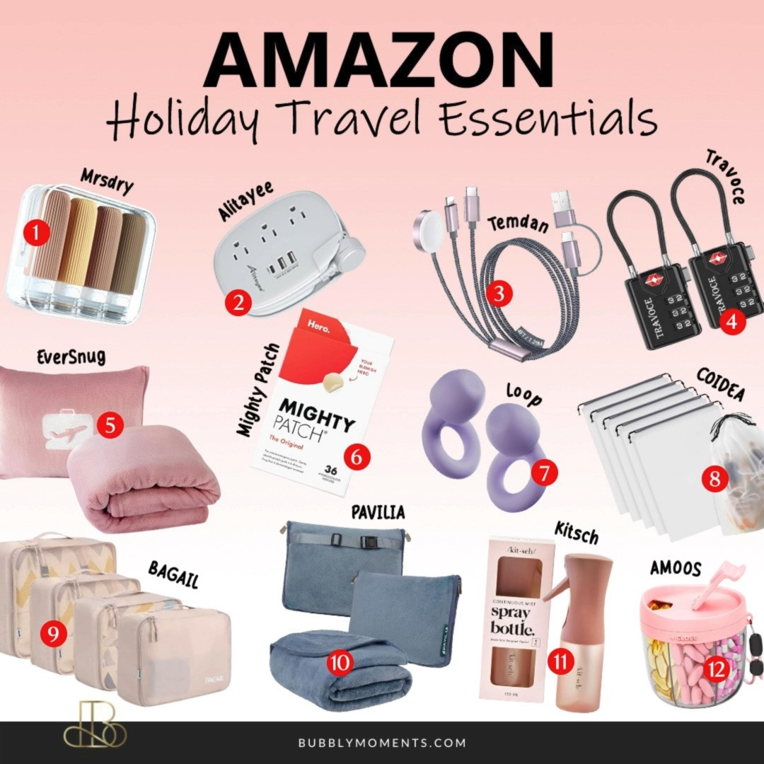 Travelling soon? ✈️ These Holiday Travel Essentials are simple must-haves to help make your trip easier and more organised. From smart packing items to handy travel accessories, these finds are perfect for keeping everything neat, easy to reach, and stress-free while you’re on the go.
Whether you’re heading on a short break, a family holiday, or a long trip abroad, having the right travel essentials can make all the difference. These are great for carry-on bags, suitcases, and even everyday travel use. They also make thoughtful gift ideas for anyone who loves to travel. Save this post for later and tap to shop all your travel favourites in one place 🧳🌍
#LTKHoliday #LTKStyleTip #LTKSeasonal #TravelEssentials #HolidayTravel #TravelMustHaves #AmazonFinds #TravelAccessories #PackingEssentials #TravelOrganisation #VacationPrep #TravelLife #JetSet #TravelReady #Wanderlust #TravelStyle 

 