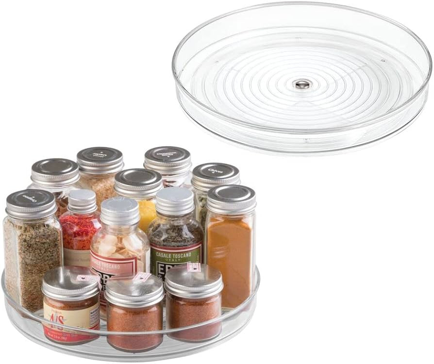 iDesign Recycled Plastic Lazy Susan Turntable Organizer, Pantry, Bathroom, General Storage and Mo... | Amazon (US)