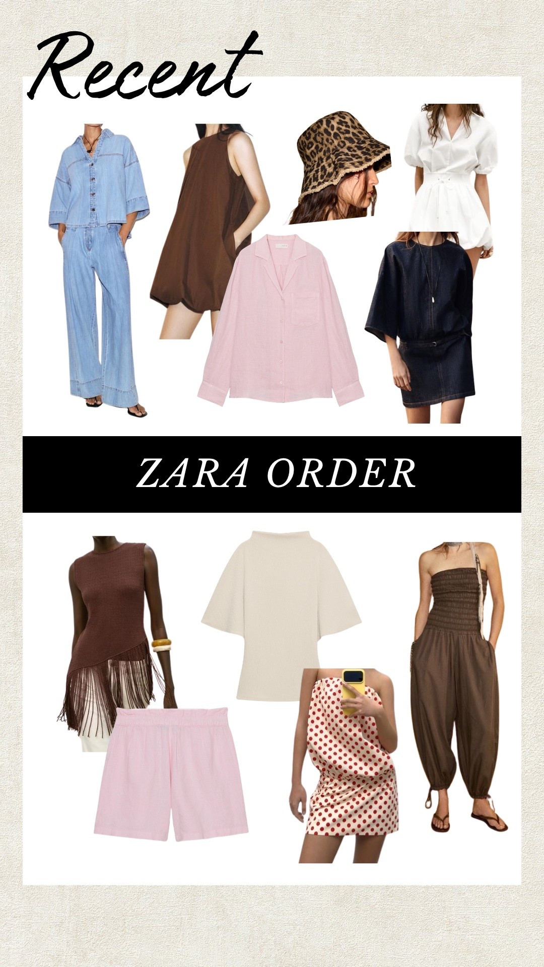 What I recently purchased from Zara! 

#LTKgrwm #LTKootd