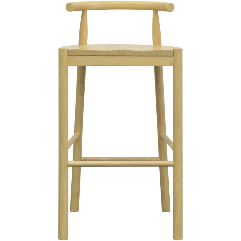 Davion Solid Wood 30" Bar Stool | AllModern