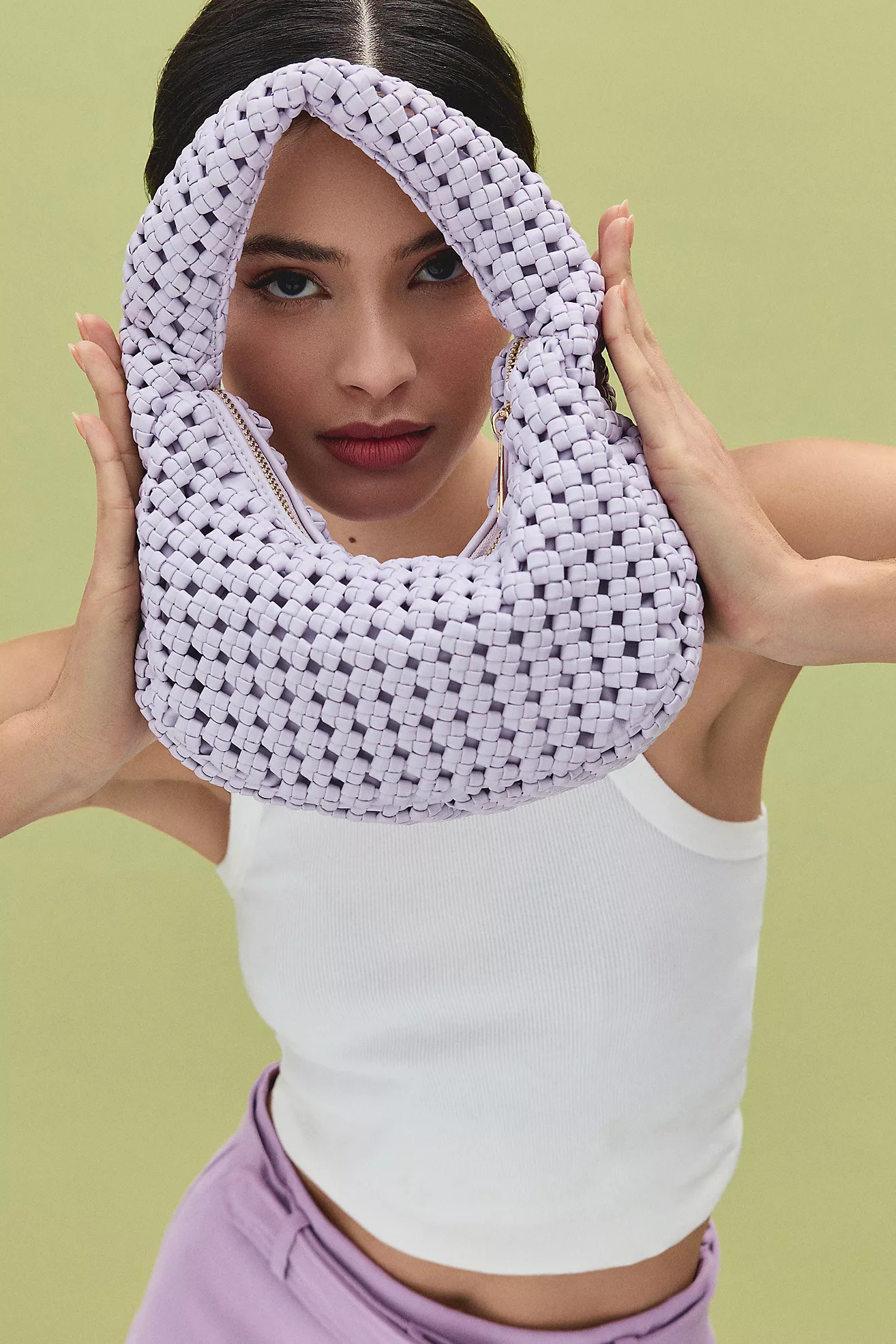 The Inez Knotted Faux Leather Bag | Anthropologie (UK)