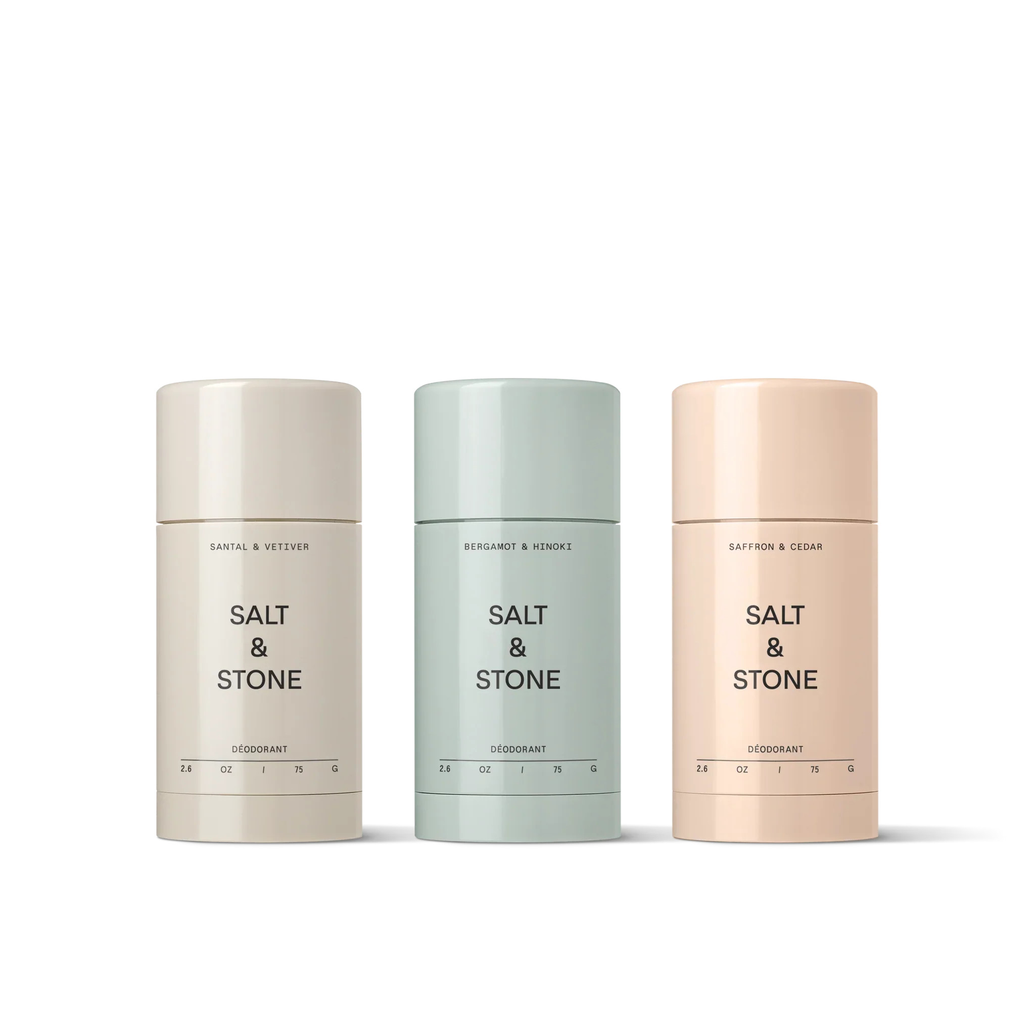Deodorant Trio | Salt & Stone