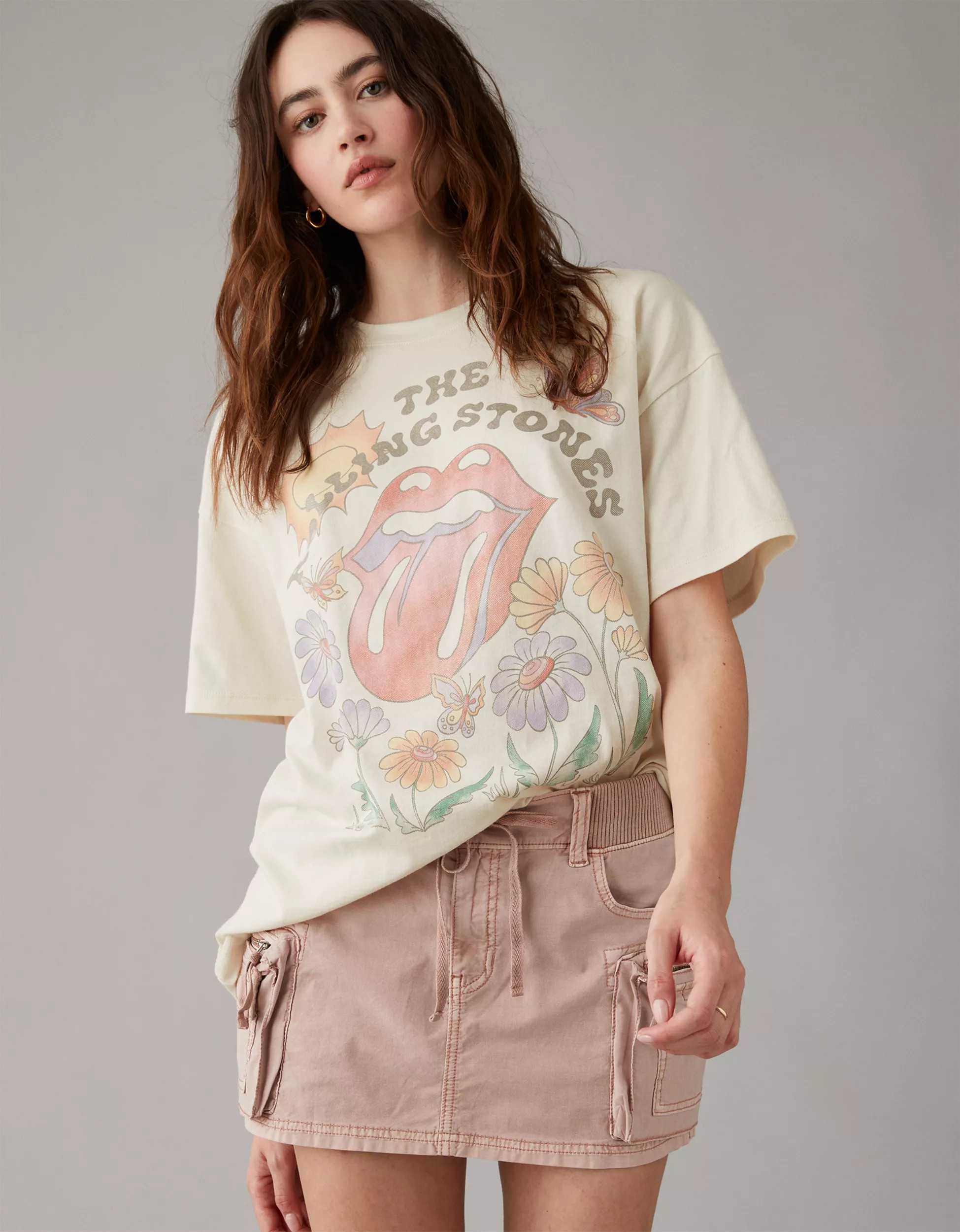 AE Snappy Stretch High-Waisted Cargo Mini Skort | American Eagle Outfitters (US & CA)