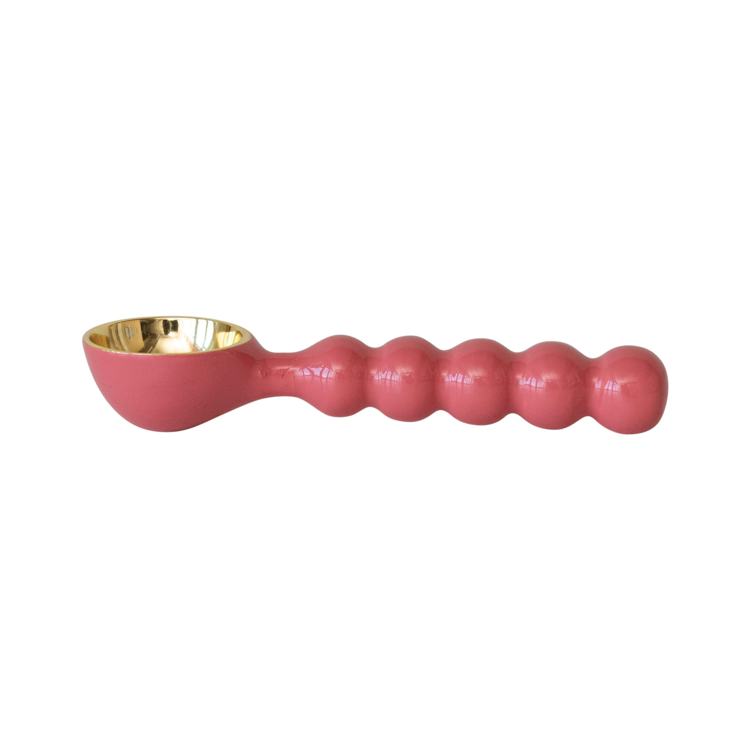 Creative Co-Op, Pink Enameled Aluminum Ice Cream Scoop, Gold, Medium | Amazon (US)