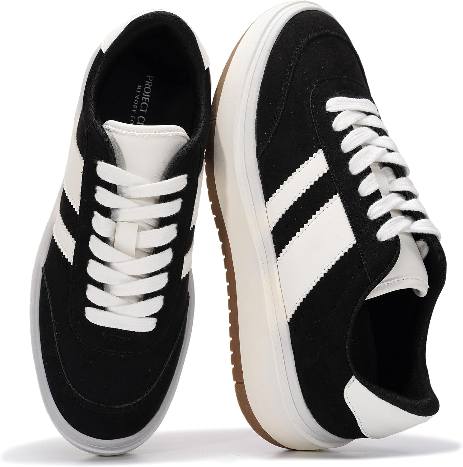 Fashion Platform Sneakers for Women Footwear - Lace-up Womens Shoes | Amazon (US)