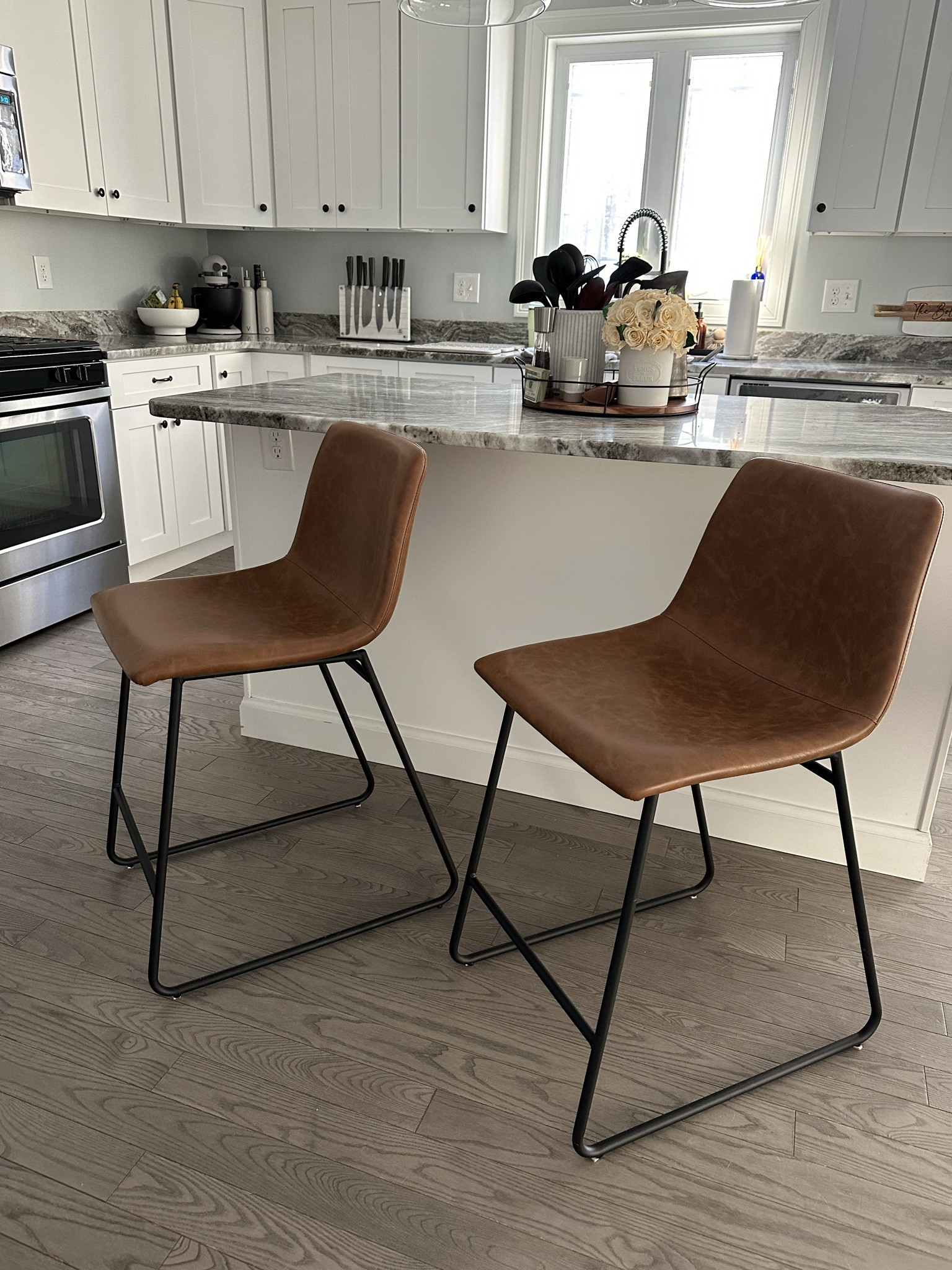 kitchen barstool glow up!

#LTKstyletip #LTKhome #LTKfindsunder100