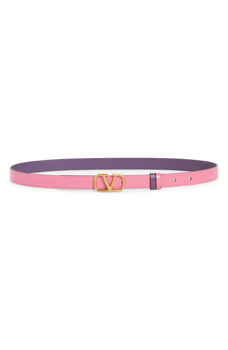Valentino Garavani VLOGO Reversible Leather Belt | Nordstrom | Nordstrom