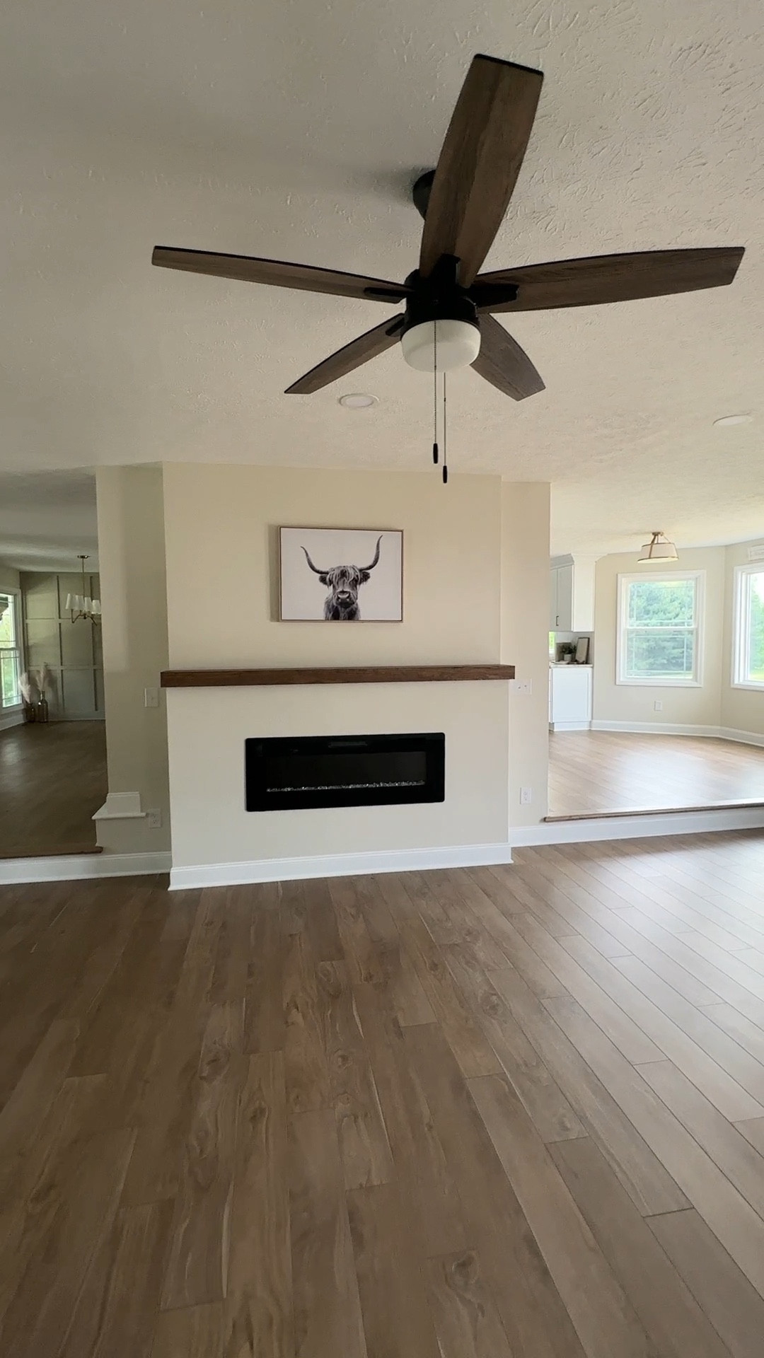 Built in fireplace // electric fireplace // wood mantle// new fireplace design

#LTKhome #LTKFind