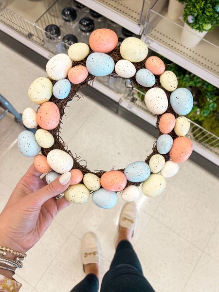 Easter and spring decorations! Love these mini egg wreath 

#LTKunder50 #LTKhome