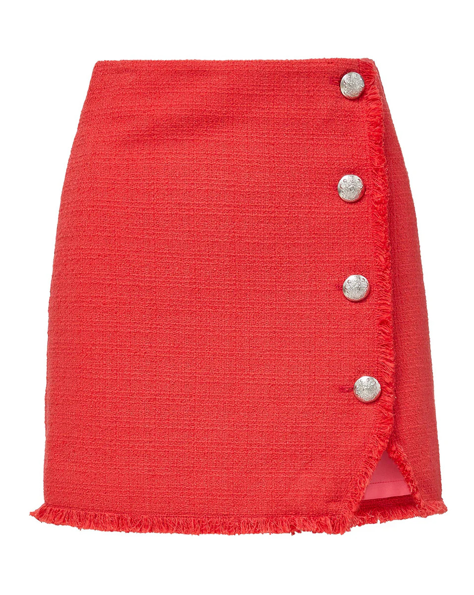 Shona Tweed Miniskirt | Veronica Beard