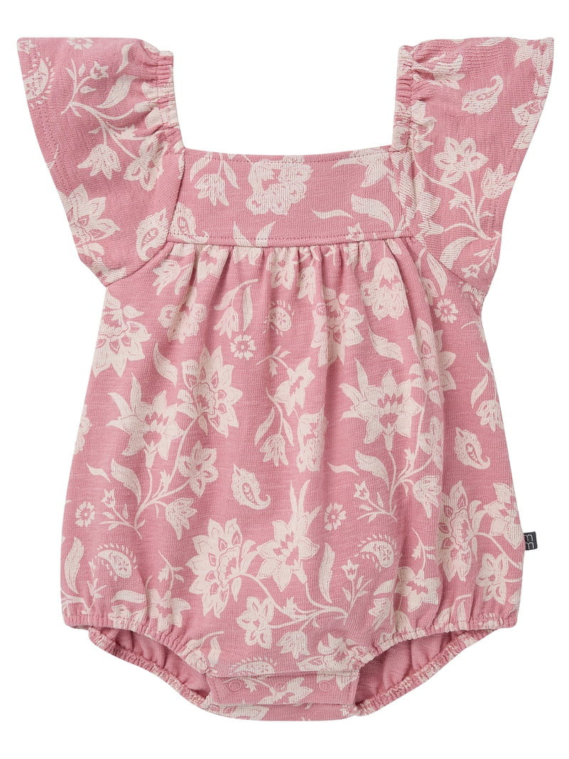 Modern Moments 1pc Baby Girl Bubble Romper, Sizes (0-3 Months - 24 Months) | Walmart (US)